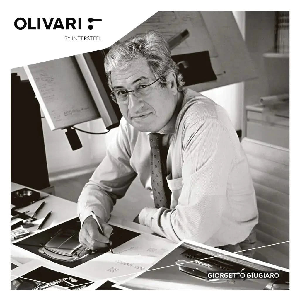 Olivari deurkruk Tecno chroom vooraanzicht