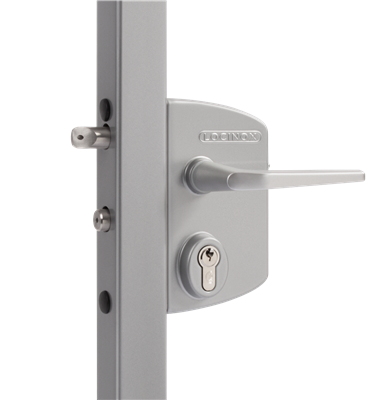 Locinox LAKQ40 U2 opsteekslot zilver – vooraanzicht