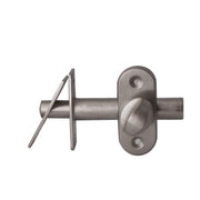 Mariani insteekgrendel Vienna 50mm PVD inox RVS vooraanzicht