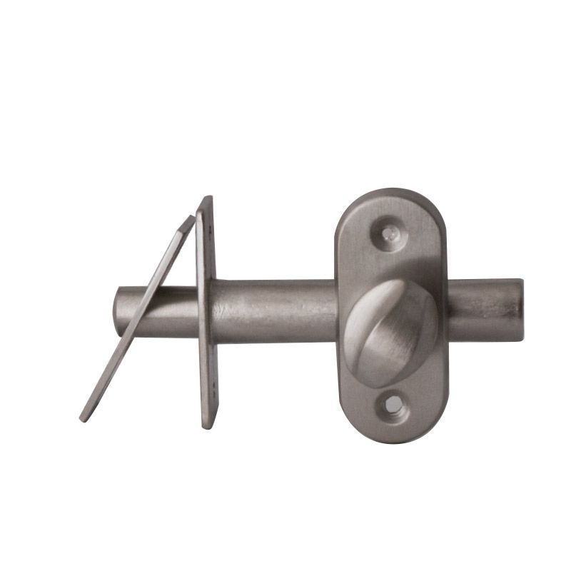 Mariani insteekgrendel Vienna 50mm PVD inox RVS vooraanzicht