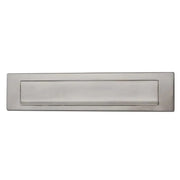 Hardbrass Shuffle briefplaat rechthoek RVS 340 x 76 mm &ndash; vooraanzicht
