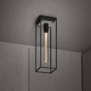 Buster + Punch Caged Ceiling Cross plafondlamp White Marble – vooraanzicht