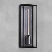 Buster + Punch Caged Wet Wall wandlamp Steel - vooraanzicht