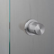 Buster + Punch Linear deurknop enkelzijdig steel vooraanzicht