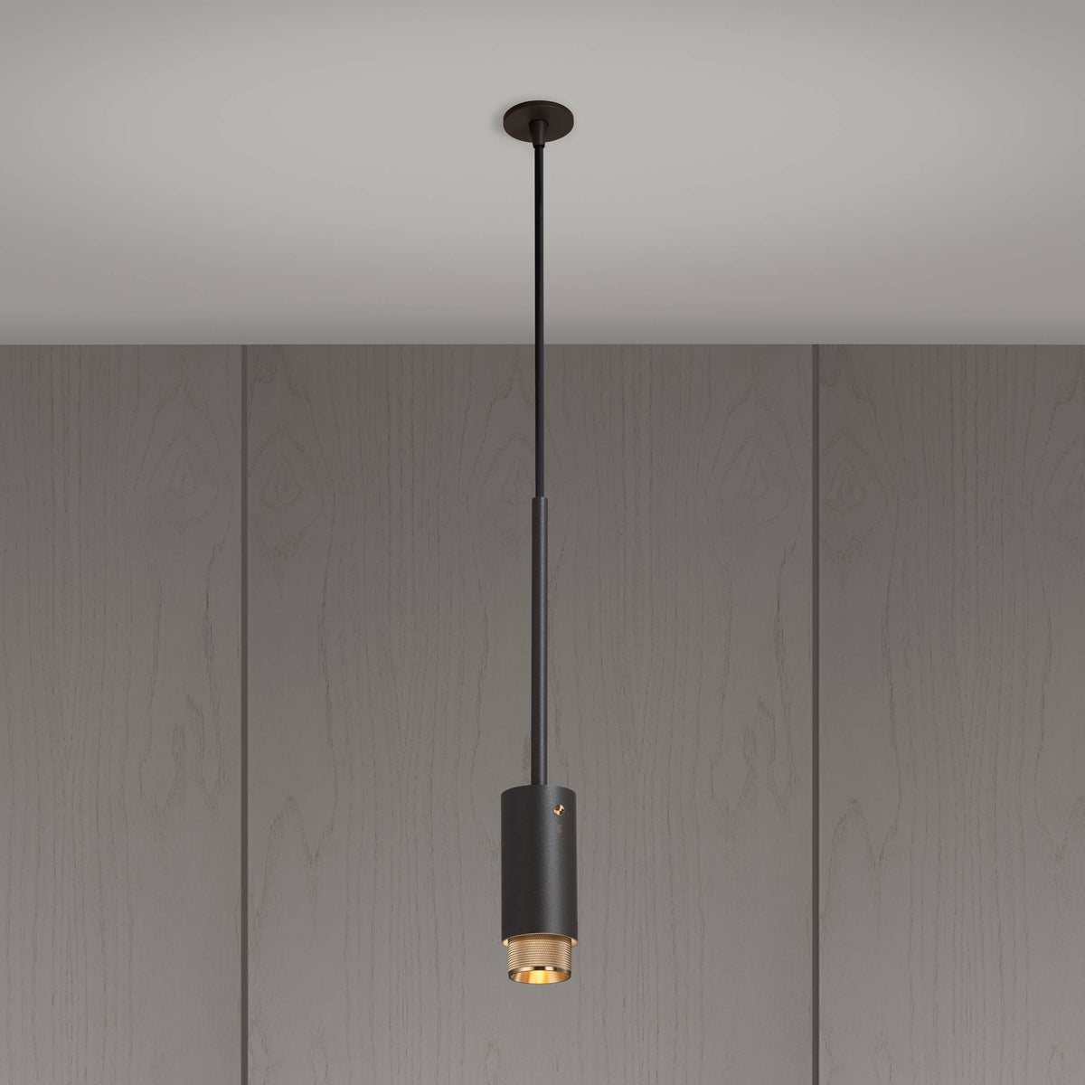 Buster + Punch Exhaust Cross hanglamp Goud - vooraanzicht