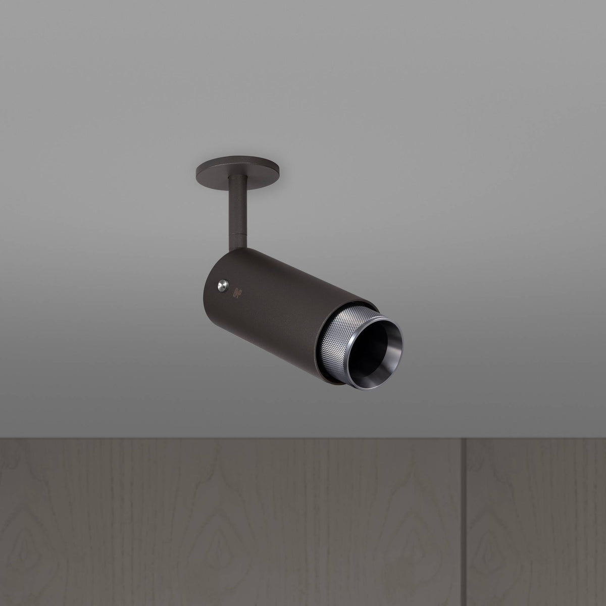Buster + Punch Exhaust Graphite spot Cross Steel - zijaanzicht