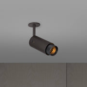 Buster + Punch Exhaust Graphite spot Cross Smoked Bronze - vooraanzicht