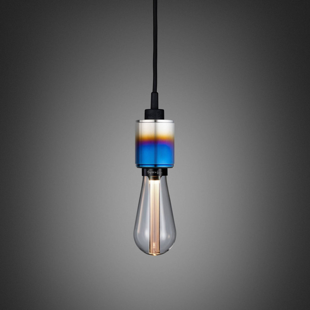 Buster + Punch Heavy Metal hanglamp Linear burnt steel vooraanzicht