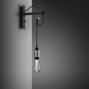 Buster + Punch Hooked Wall Graphite wandlamp Steel - vooraanzicht