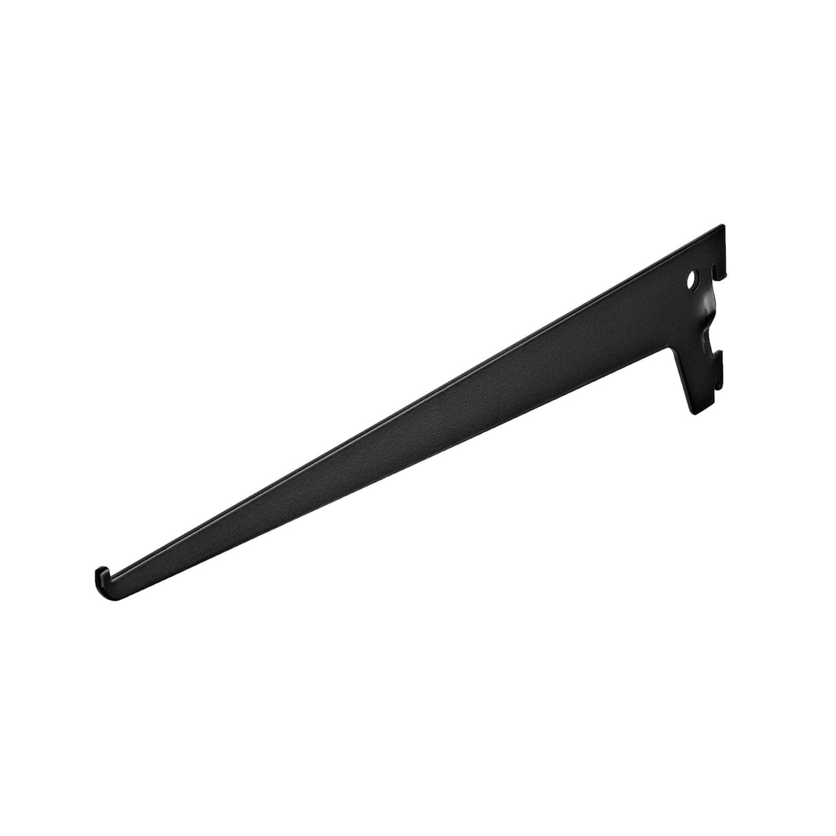 Dulimex DX plankdrager enkel 350 mm zwart, vooraanzicht