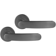 Differnz Eindhoven deurkruk gun metal - vooraanzicht