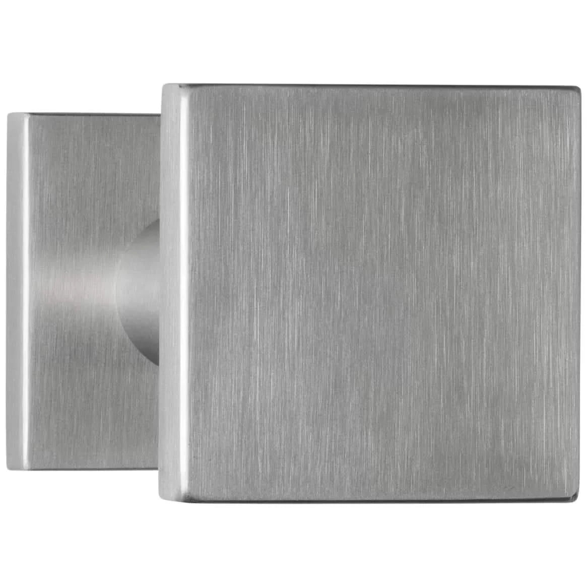 Formani voordeurset knop/kruk BSQ RVS SKG3, vooraanzicht