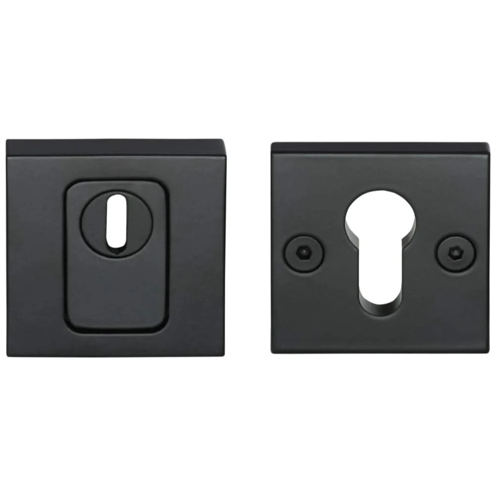 Formani | Complete Voordeurset | knop/kruk | Zwart PVD BSQ2 | SKG3 - Deurbeslag-expert