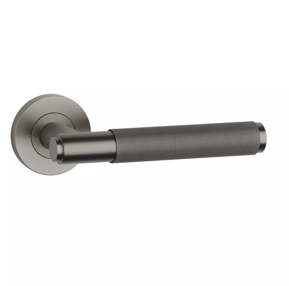STERK Oval 1741 pro deurkruk Basalt PVD vooraanzicht