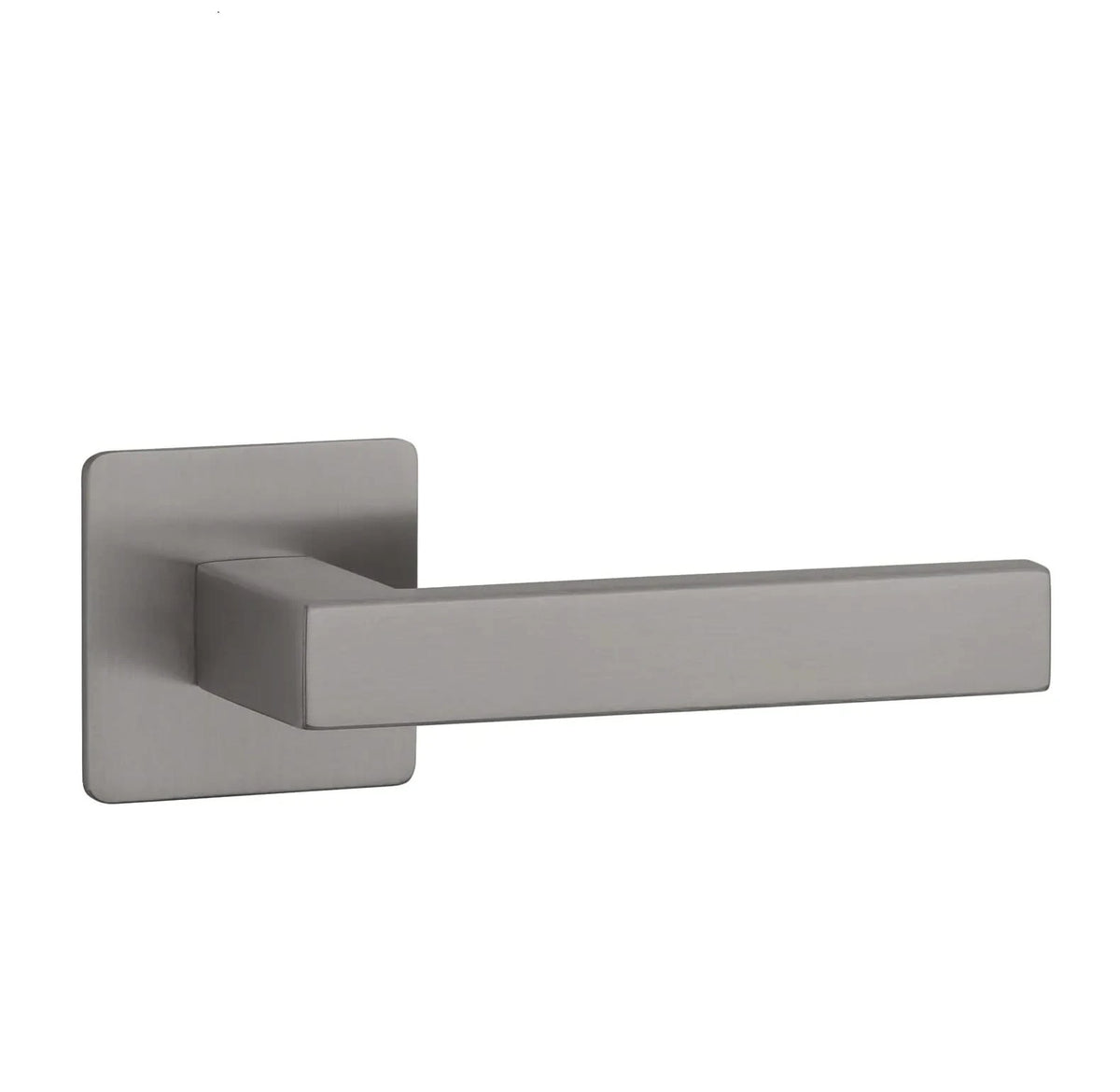 STERK deurkruk KVADRAT 1760 grafiet basalt PVD – vooraanzicht