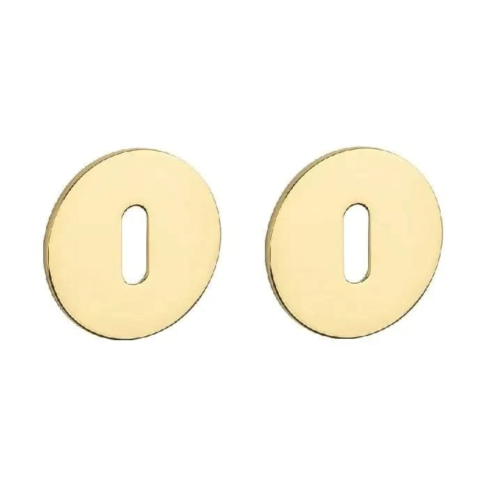 STERK sleutelrozetten OVAL 1710 in goud PVD – vooraanzicht