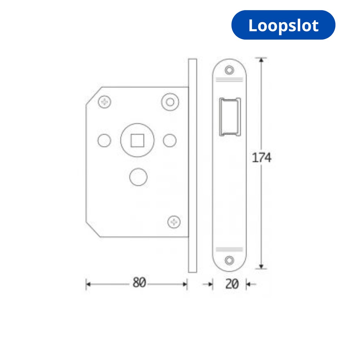 Artitec Mi Satori Loopslot Messing antiek detail