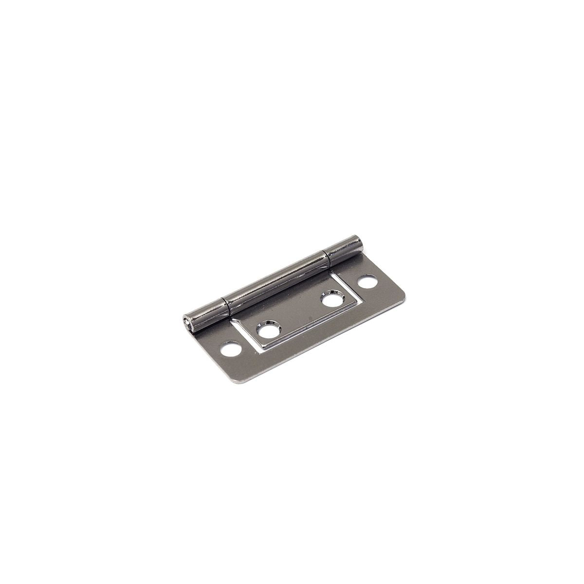 Dulimex louvredeurscharnier vernikkeld 50 x 24 mm vooraanzicht