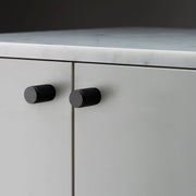 Buster + Punch Cross meubelknop black - vooraanzicht