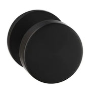 Artitec Permafix vaste deurknop rond ø52 mm PVD zwart – vooraanzicht