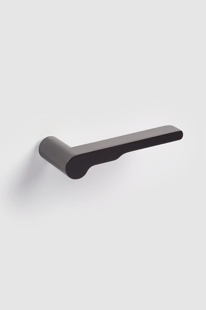 NUDA Wind deurkruk mat zwart detail