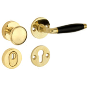 Artitec Mi Satori knop/kruk op rozet Bonton ebben messing ongelakt productfoto