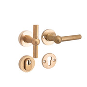 Artitec Mi Satori knop/kruk op rozet Chemin de Fer/Elegant messing antiek productfoto