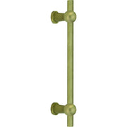 Artitec meubelgreep Chemin de Fer 304 mm messing antiek vooraanzicht