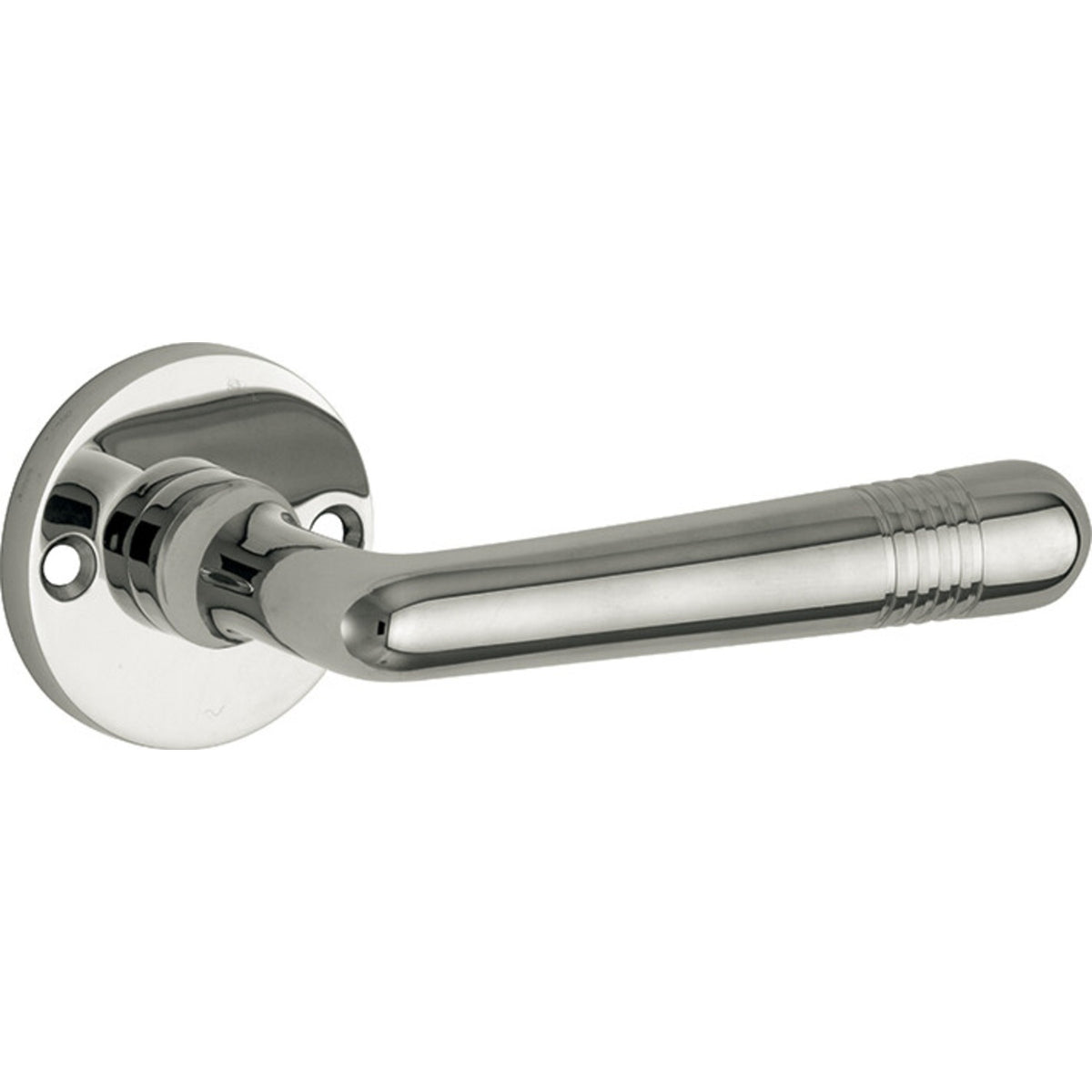 Artitec deurkruk Art-Deco Elegant glans nikkel – vooraanzicht