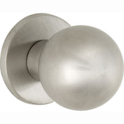 Artitec Mi Satori voordeurknop kogel nikkel mat PVD 60mm - vooraanzicht
