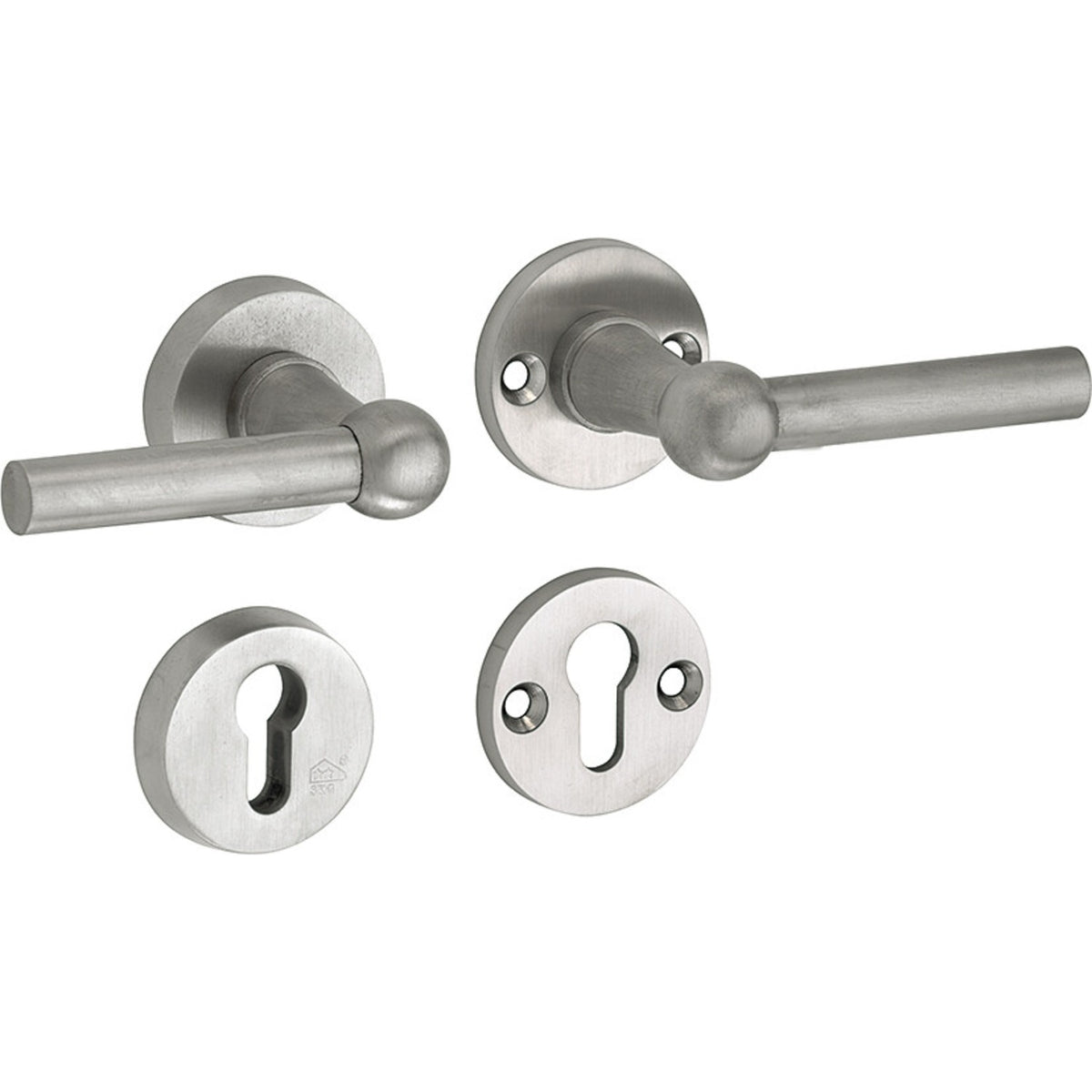 Artitec Mi Satori knop/kruk op rozet Chemin de Fer/Elegant glans nikkel / glans chroom productfoto