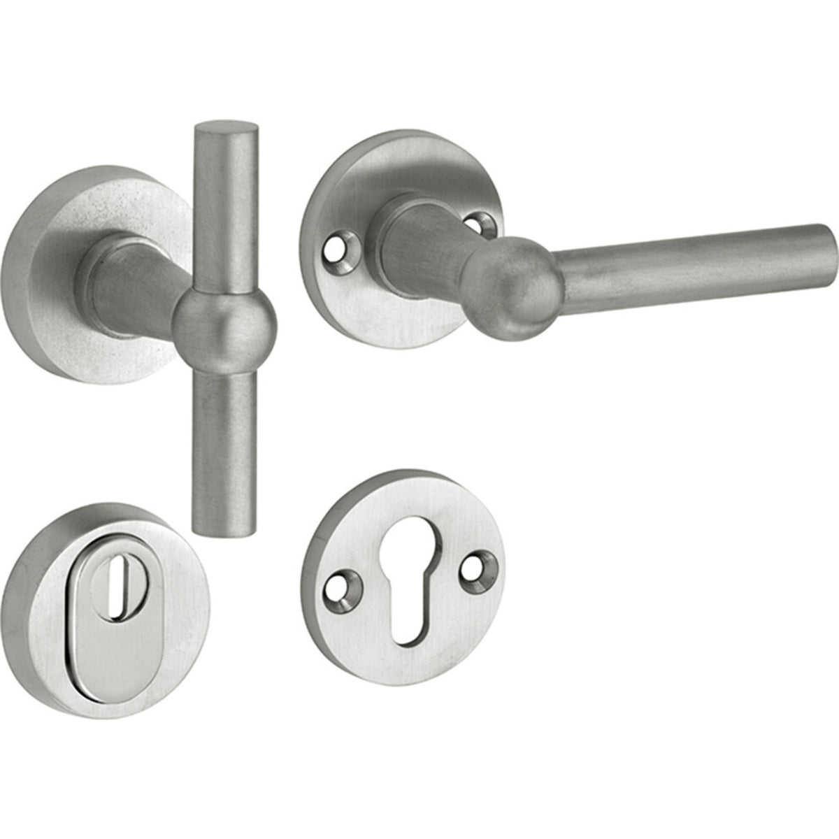 Artitec Mi Satori knop/kruk op rozet Chemin de Fer/Elegant mat nikkel / mat nikkel PVD productfoto