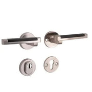 Artitec Mi Satori Dual deurkruk op rozet mat nikkel / mat nikkel PVD – vooraanzicht