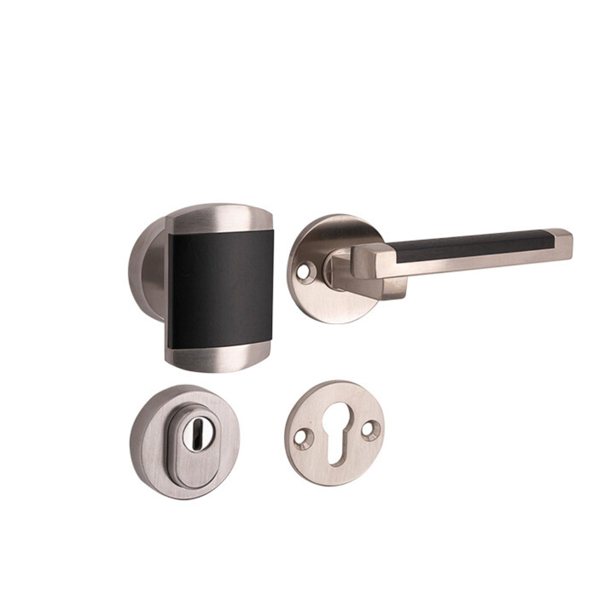 Artitec Mi Satori SKG3 knop/kruk op rozet Dual mat nikkel / mat nikkel PVD – vooraanzicht