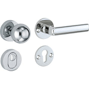 Artitec Mi Satori SKG3 knop/kruk op rozet Padania glans chroom – vooraanzicht (W2100)