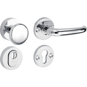 Artitec Mi Satori knop/kruk op rozet Halfsabel glans chroom productfoto