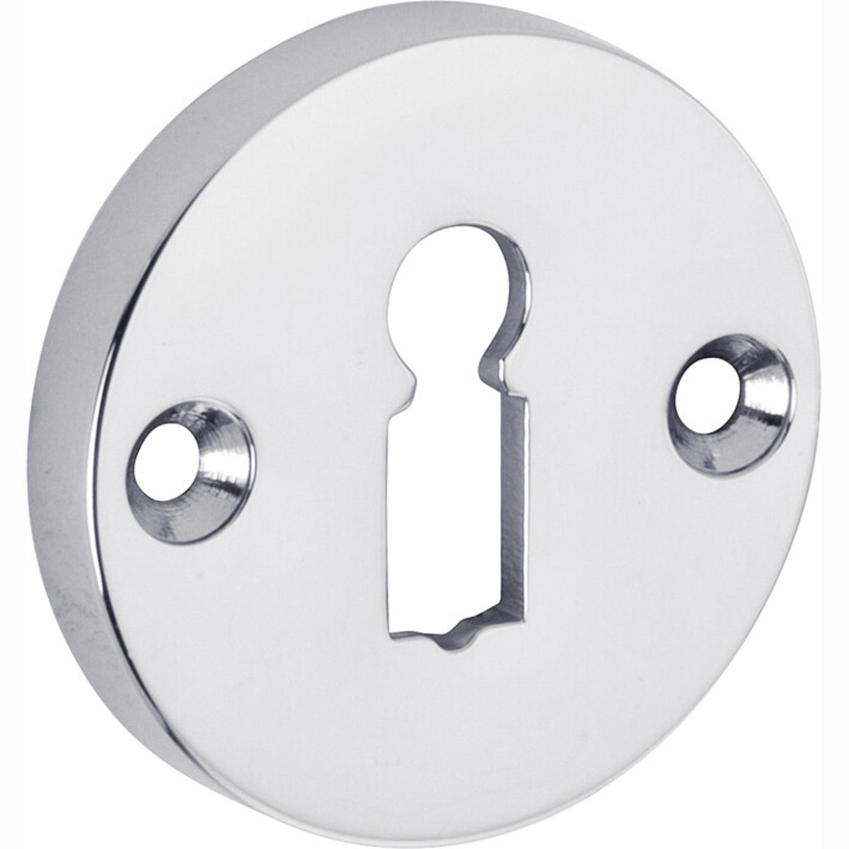 Artitec Sleutelrozet Elegant glans chroom – vooraanzicht