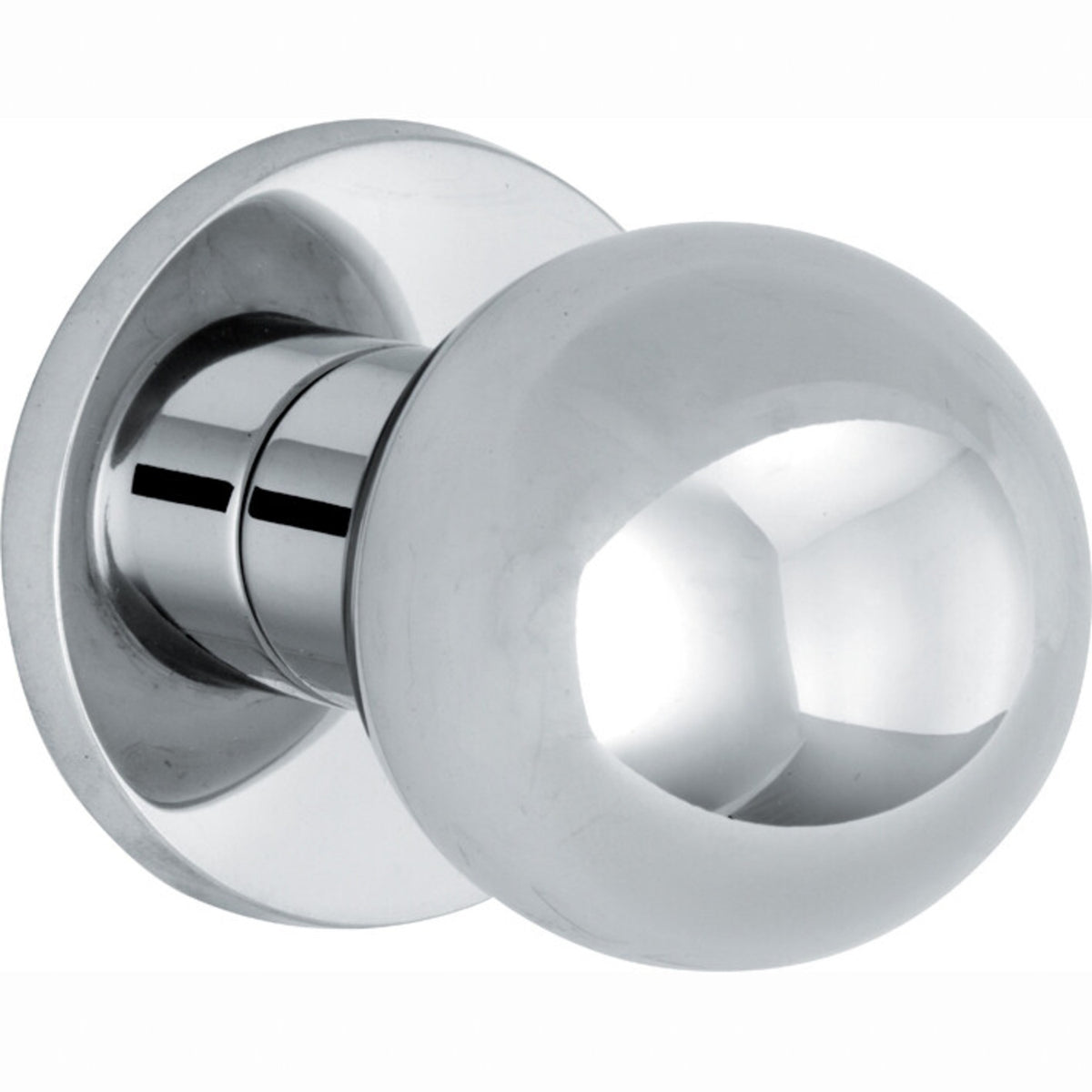 Artitec Mi Satori voordeurknop kogel chroom 60mm - vooraanzicht