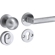 Artitec Mi Satori SKG3 knop/kruk op rozet Padania mat chroom – vooraanzicht