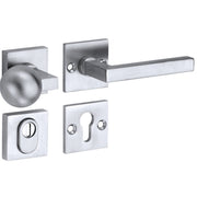 Artitec Mi Satori SKG3 knop/kruk op rozet Kare mat chroom – vooraanzicht