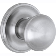 Artitec Mi Satori voordeurknop paddenstoel chroom mat 70mm - vooraanzicht