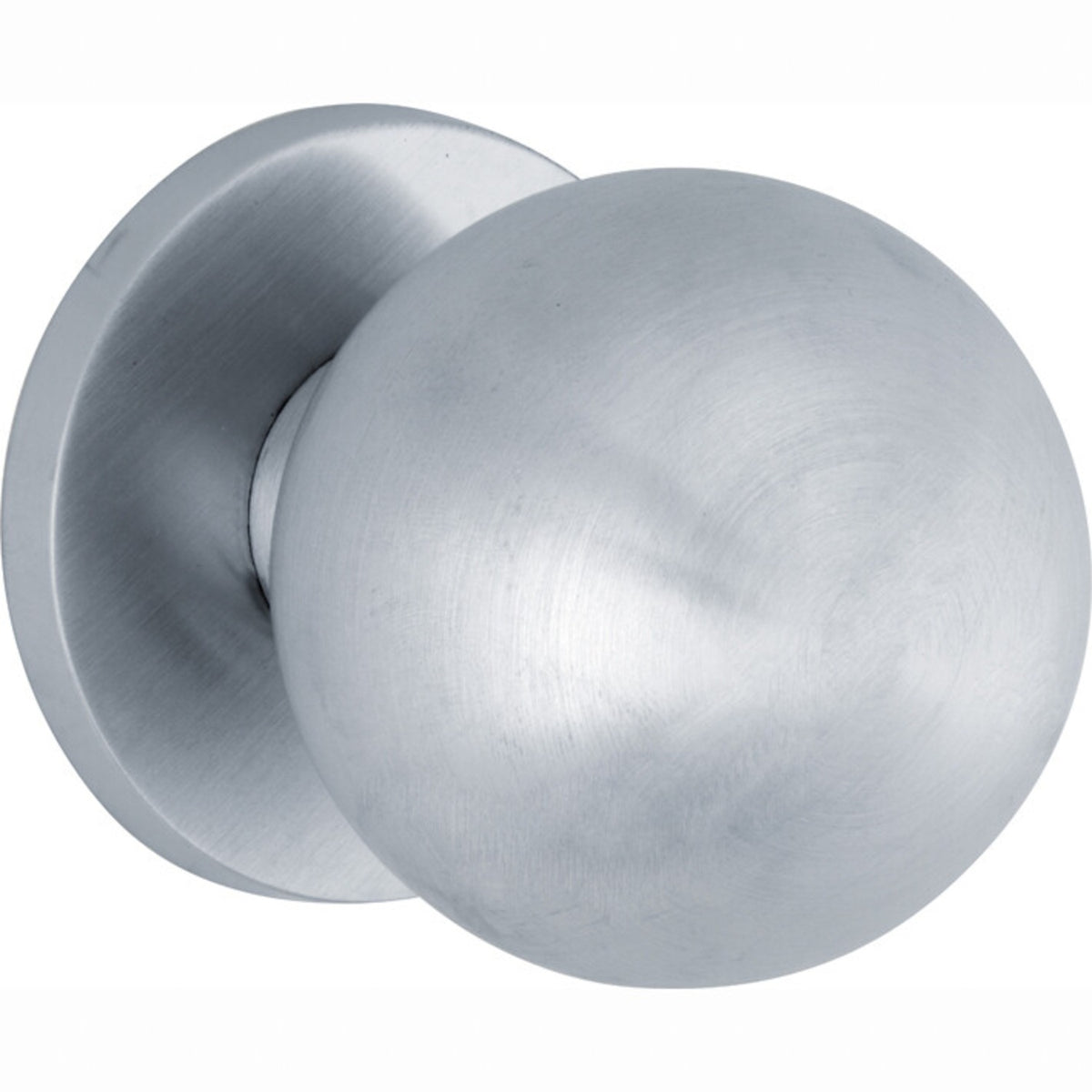 Artitec Mi Satori voordeurknop kogel chroom mat 60mm - vooraanzicht