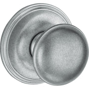Artitec Mi Satori voordeurknop paddenstoel chroom antiek 70mm - vooraanzicht