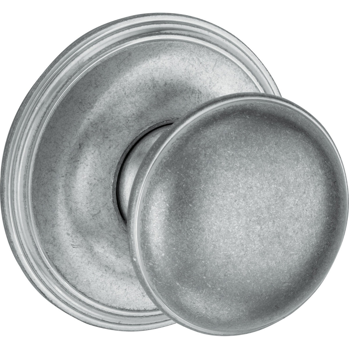 Artitec Mi Satori voordeurknop paddenstoel chroom antiek 70mm - vooraanzicht