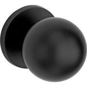 Artitec Mi Satori voordeurknop kogel zwart 60mm - vooraanzicht