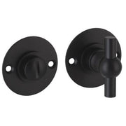 Artitec WC-garnituur rozet Chemin de Fer 50 mm zwart vooraanzicht