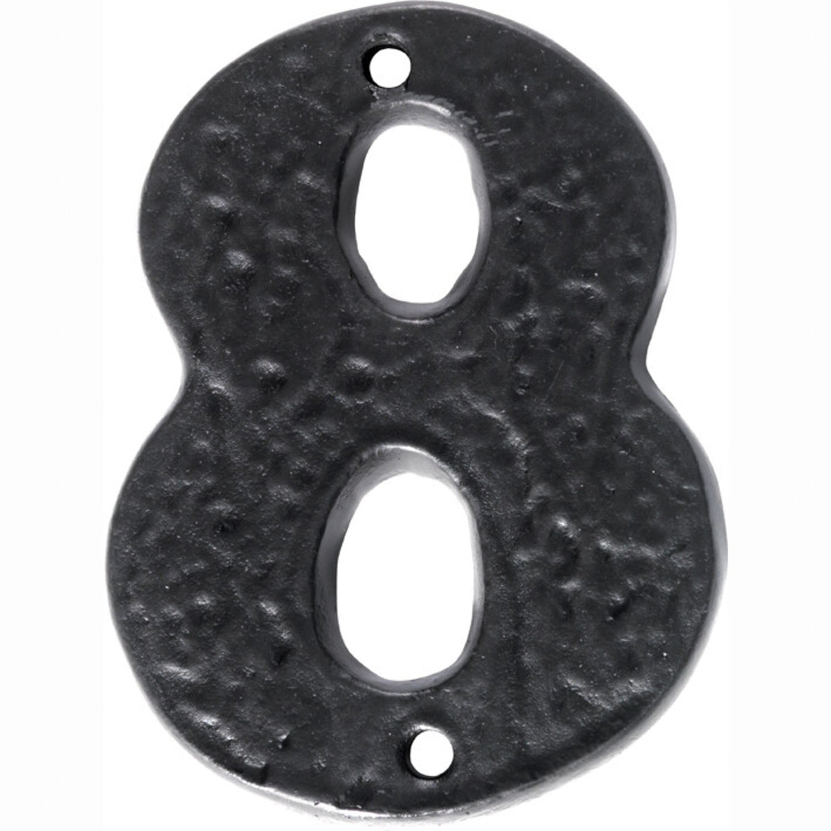Artitec Oxford huisnummer 8 smeedijzer zwart vooraanzicht